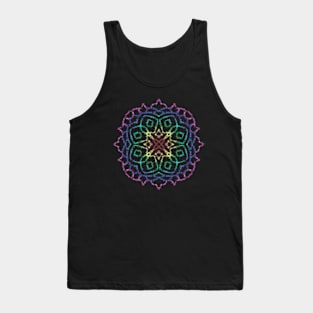 Colorful Rainbow Mandala Tank Top